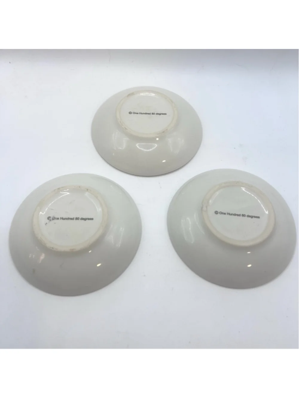 One Hundred 80 Degrees Bee Keeper Set of 3 Trinket Dish Plates Honey Love Bees